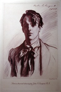 WB Yeats, the romantic idealist, by John Singer Sargent